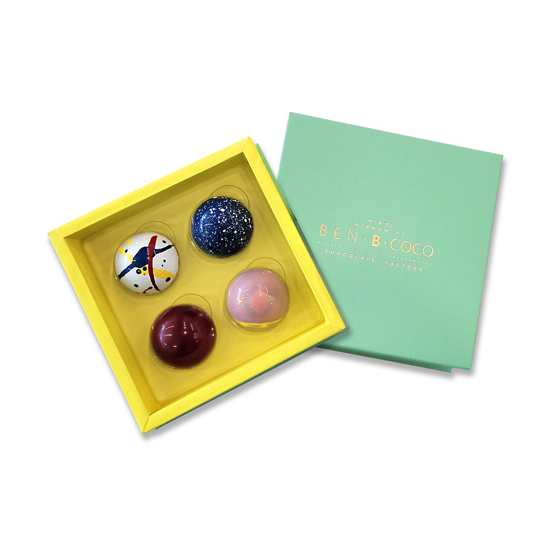 4pc Bon Bons Box | Ben B Coco 4pc Bon Bons Box | Ben B Coco