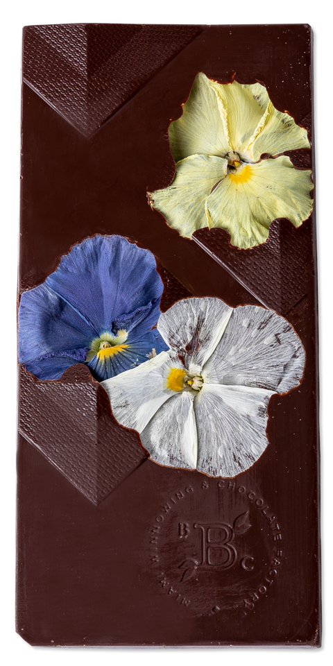 Chocolate Bar Dark Chocolate Flowers (Peru 70%)