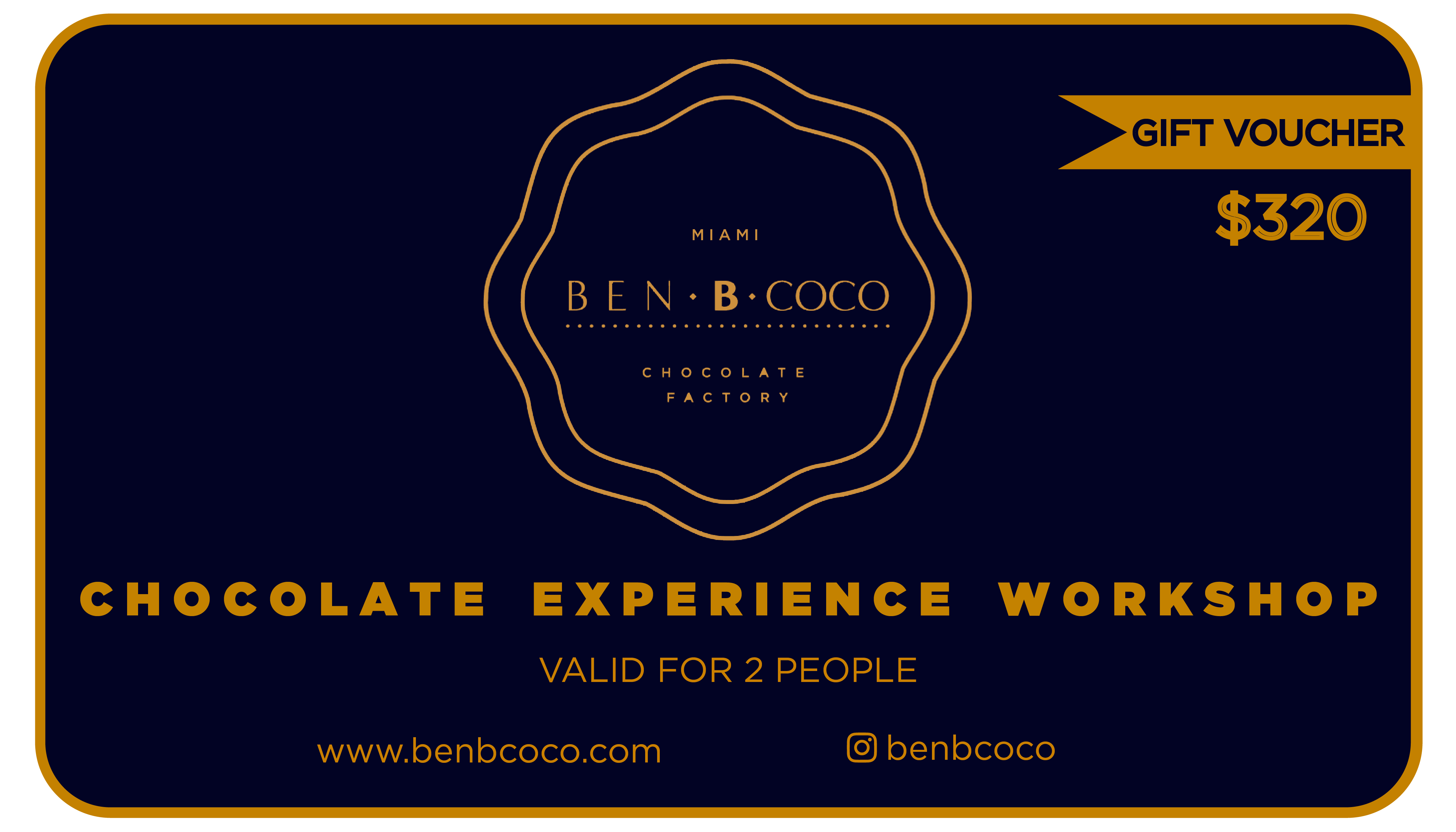 Kokoページ Ben B Coco Chocolate Experience for 2 People
