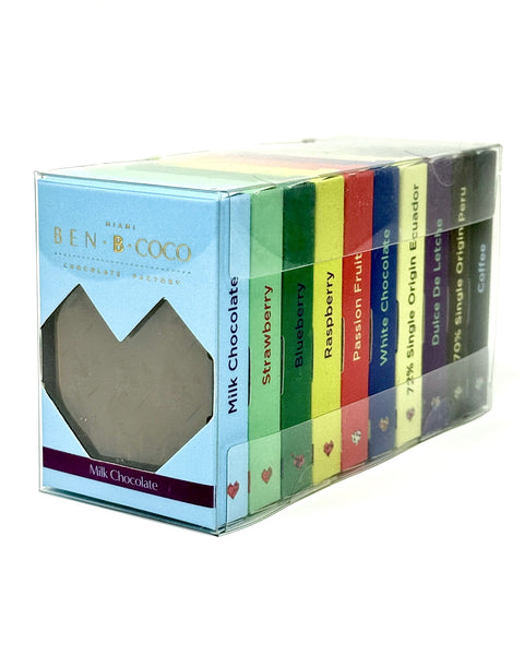 Mini Chocolate Bar Collection of 10 Bars