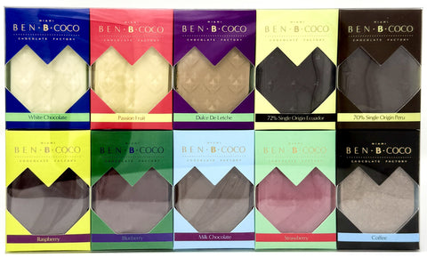 Mini Chocolate Bar Collection of 10 Bars