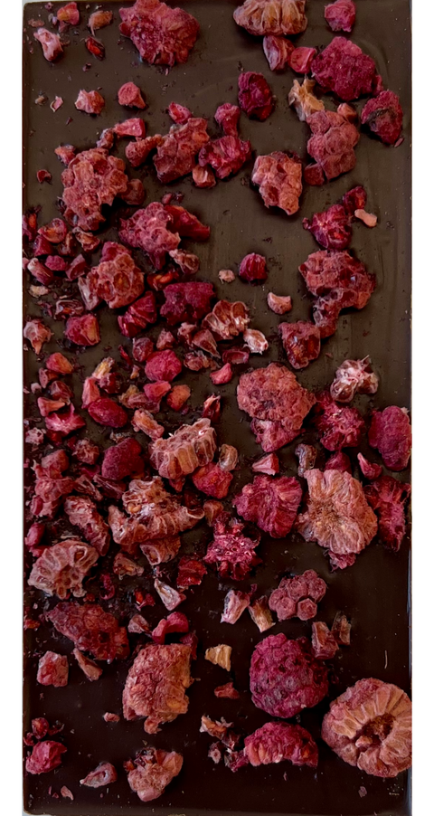 Dehydrated Raspberry Chocolate Chocolate Bar Dark Chocolate Dried Raspberry (Peru 70%) | Chocolate ...